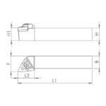 Heikenei Mtjnl Tnm. 1604/2204 Sol Dış Çap Tornalama Kateri - Görsel 2